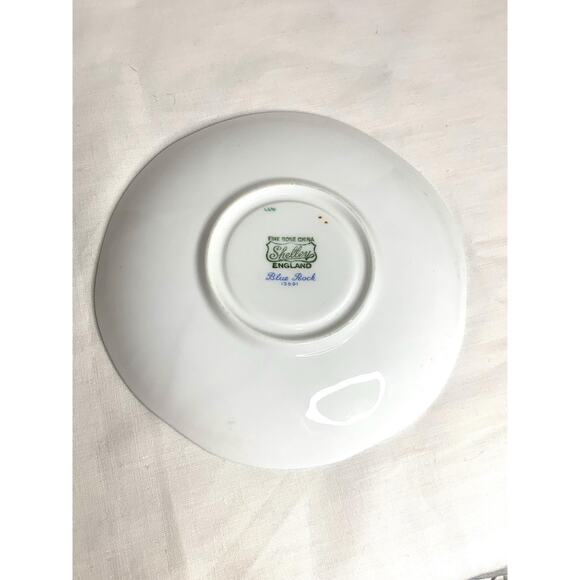 SHELLEY “Blue Rock” Dainty Teacup and Saucer Set 13591 - Picture 3 of 6